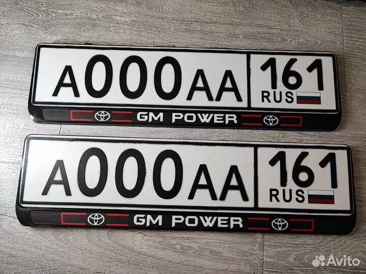 Premium рамка номерного знака LED подсветка