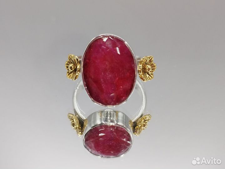 Кольцо с рубином