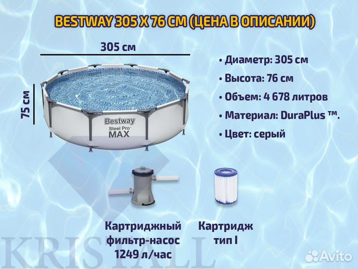 Каркасный бассейн