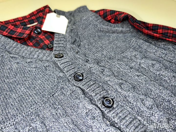 Свитер с жилеткой next 98 новые