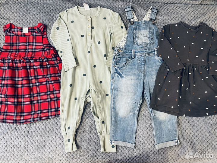 Пакет вещей на девочку 80-86 h&m carters waikiki