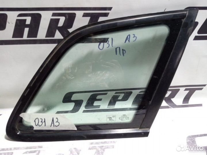 Форточка задняя правая Audi A3