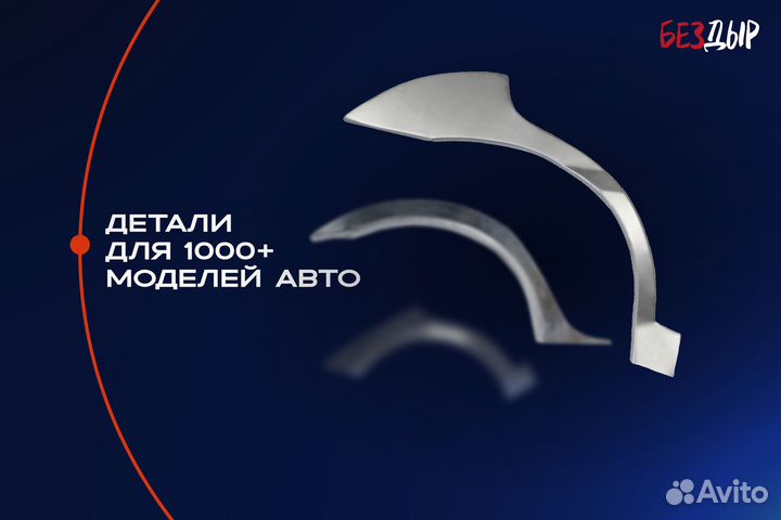 Ремонтная арка Peugeot Partner 1 правая