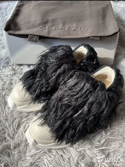 Rick Owens abstract low yeti hair
