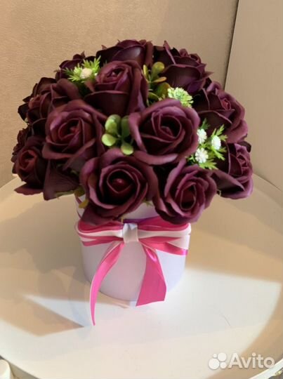 Букеты из мыльных цветов