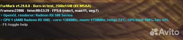 Видеокарта RX580 4gb Sapphire Pulse