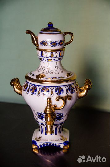 Самовар с чайничком «Олимпийский» экспортный 1980г