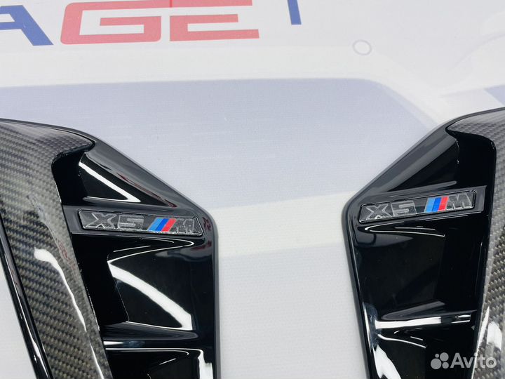 Жабры BMW X5 G05 Карбон Ламинация