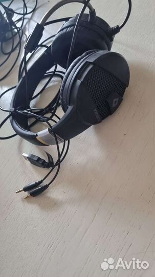 Игровые наушники с микрофоном и подсветкой Aurora