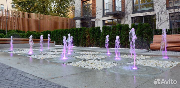 Пешеходный фонтан
