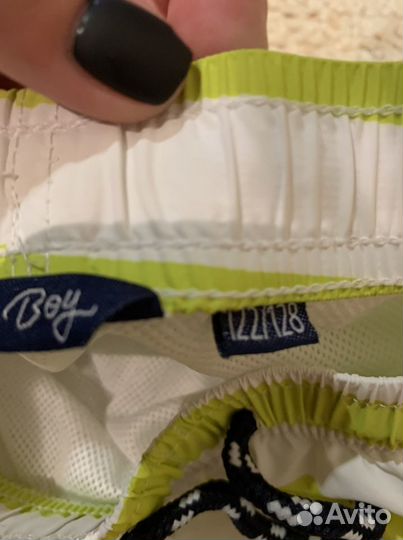 Плавки/ шорты/ шлепки пляжные на 6-7 лет 1122
