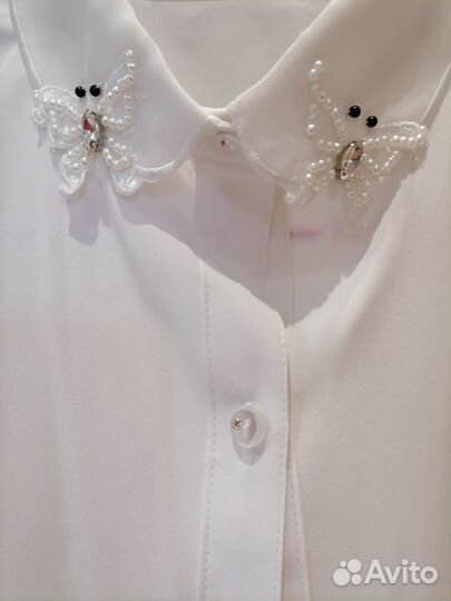 Школьные блузки рубашки новые 140-146