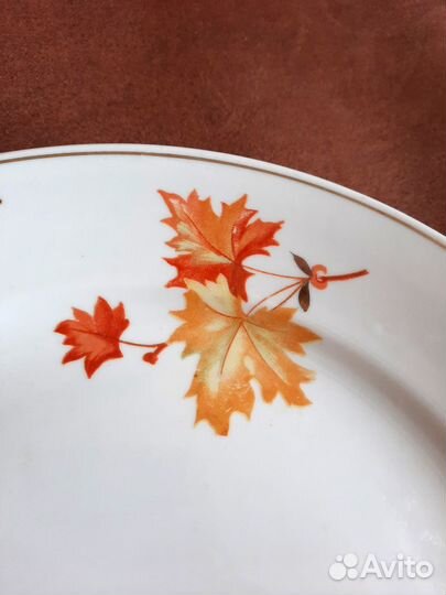 Посуда Дулево Осенние листья (Кленовый лист) СССР