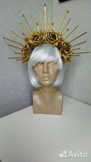 Корона лучи золотой