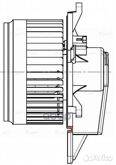 Вентилятор отопителя салона jeep grand cherokee