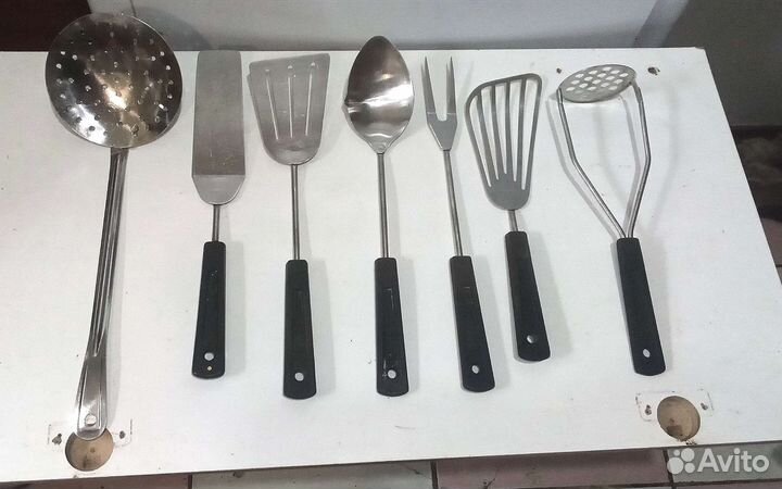 Кухонный набор нержавейка СССР, 7 предметов