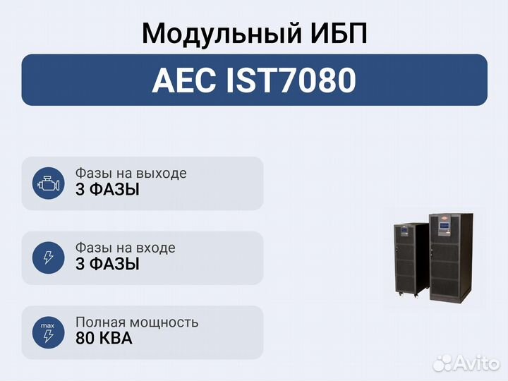 Модульный ибп AEC IST7080