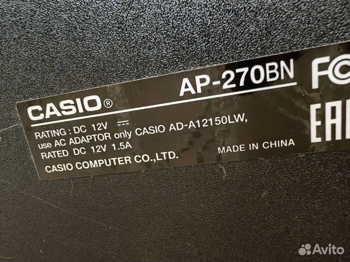 Цифровое пианино casio celviano