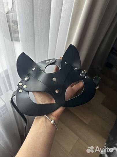 Маска кожаная кошка MissMay Premium