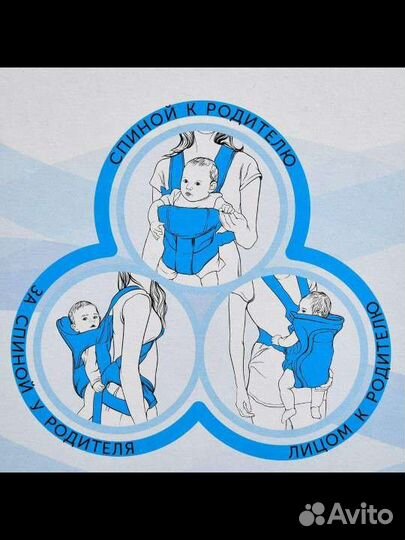 Рюкзак переноска кенгуру babyton