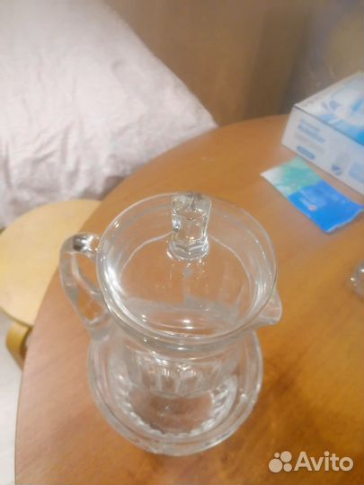 Крышка от хрустального кувшина