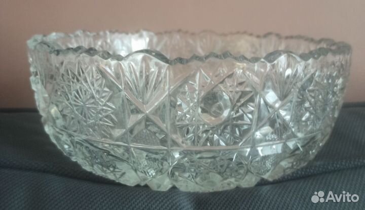 Хрусталь СССР салатник