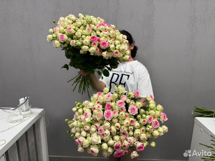 Цветы пионовидные розы