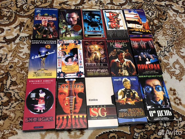Видеокассеты vhs pal