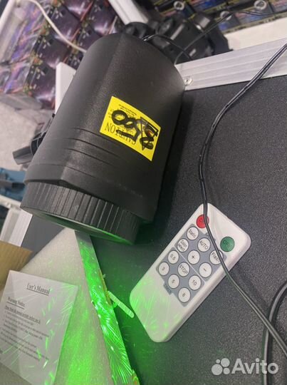 Уличная фасадная праздничная лазерная подсветка