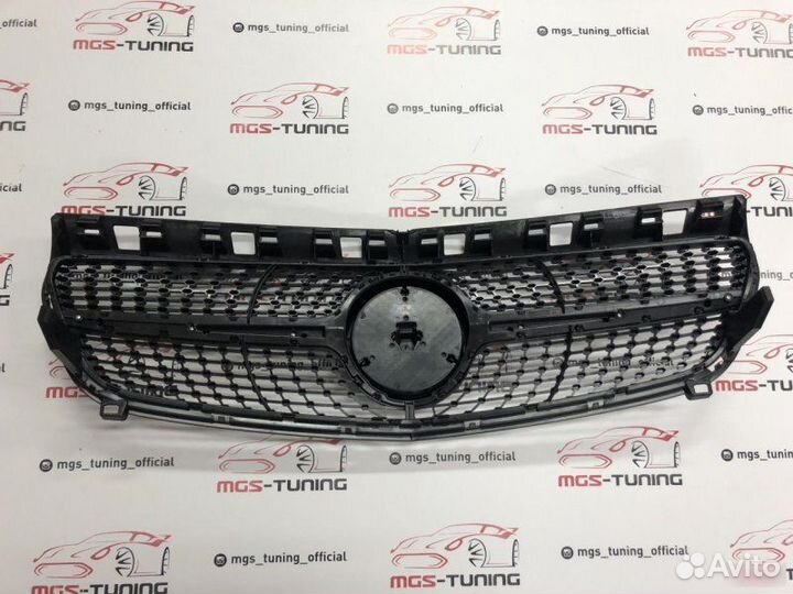 Решетка Mercedes A-class w176 Diamond black