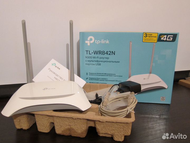 Wi-Fi роутер с поддержкой 3G/4G TP-link TL-WR842N
