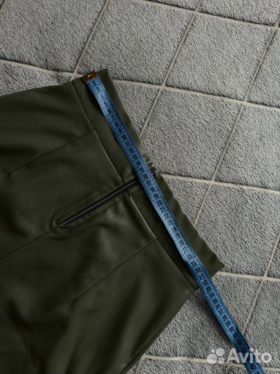 Кожаная юбка длинная