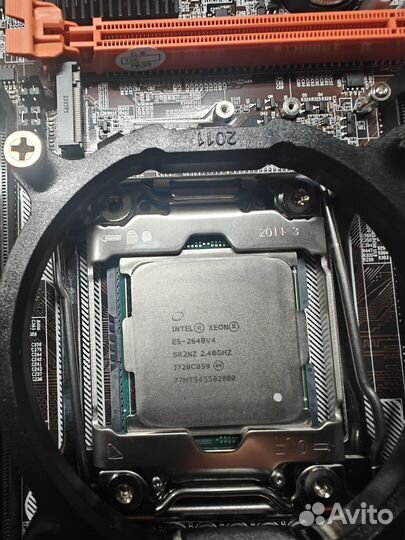 Игровой компьютер Intel xeon 2640v4 16gbddr4 rx580