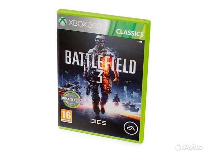 Battlefield 3 Classics, б/у (Xbox360) (Xbox360)