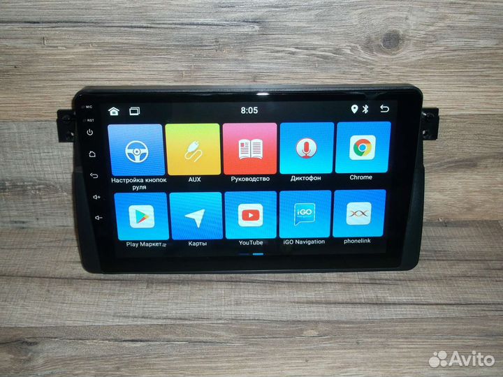 Магнитола BMW E46 Android GPS WiFi