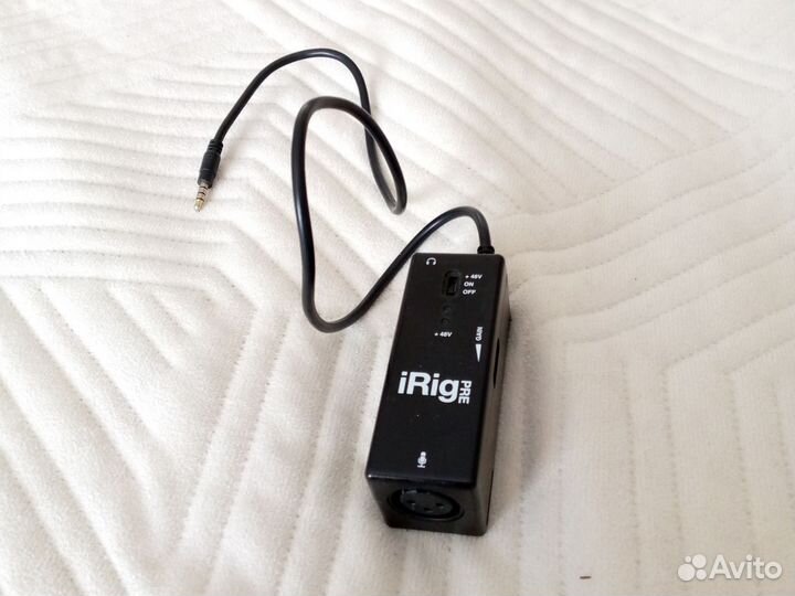 IRig pre (компактная звуковая карта)