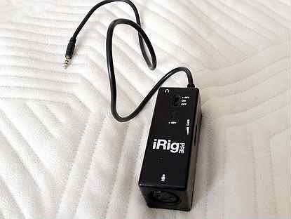 IRig pre (компактная звуковая карта)