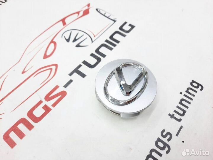 Колпачок в ступицу серый Lexus 1 шт