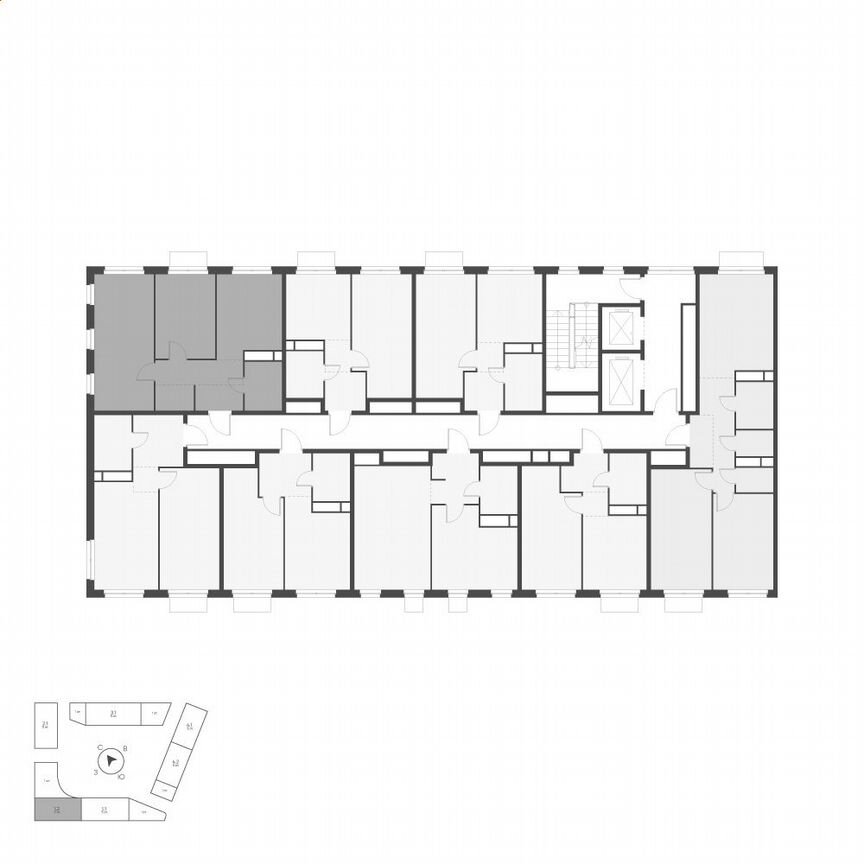 2-к. квартира, 54,2 м², 3/9 эт.