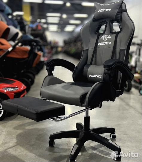 Игровое кресло эко кожа