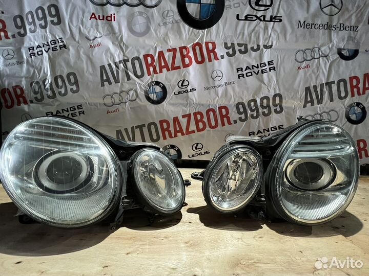 Фары на Mercedes w 211 рестайлинг