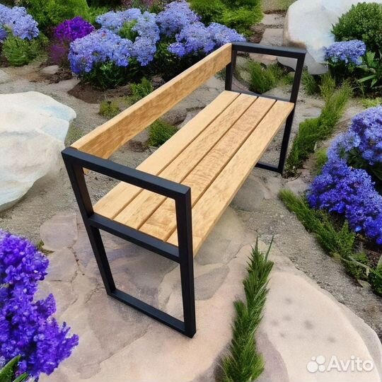 Скамейки садовые лофт