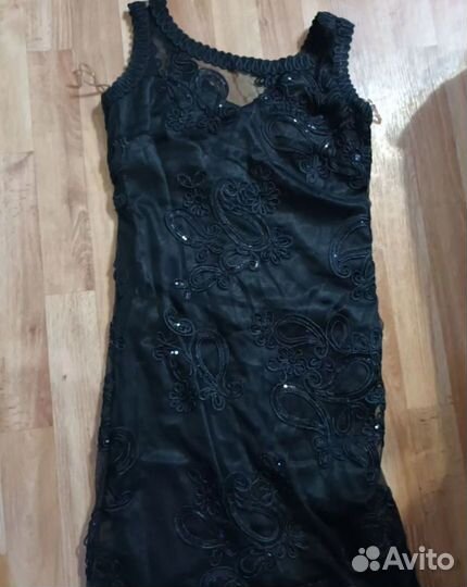 Вечернее платье с пайетками на новогодний карпор