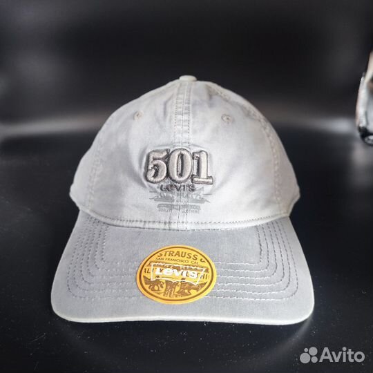 Бейсболка levis 501 серая