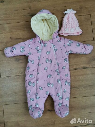 Комбинезон демисезонный 62 68 для девочки