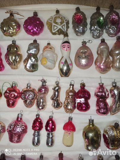 Елочные игрушки СССР 4 шт для Инны