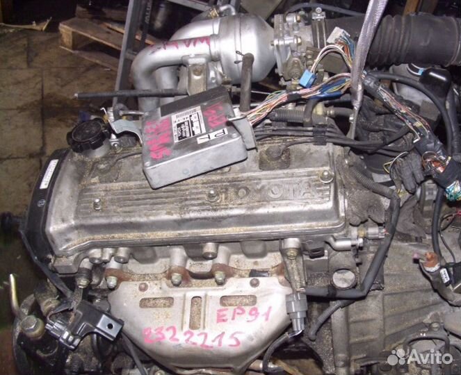 Двигатель на toyota starlet EP91 4EFE