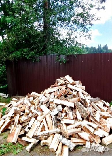 Дрова Осина подготовленные с доставкой любого объе