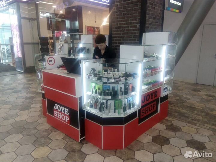 Витрины стеклянные Островок