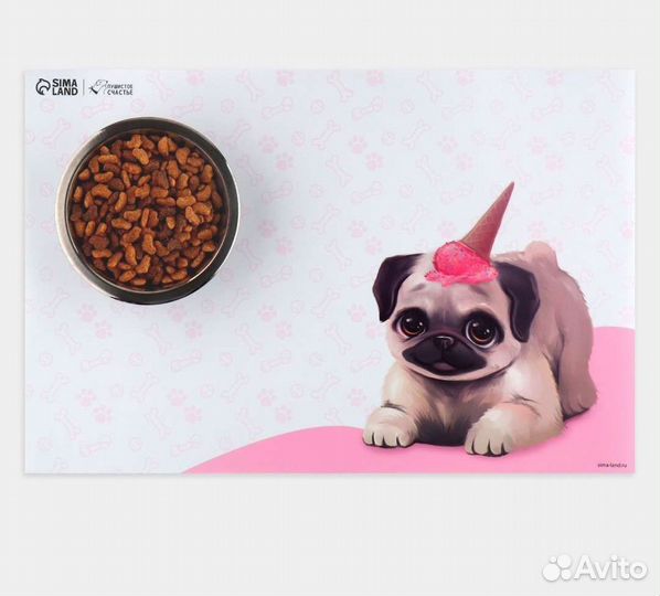 Коврик под миску